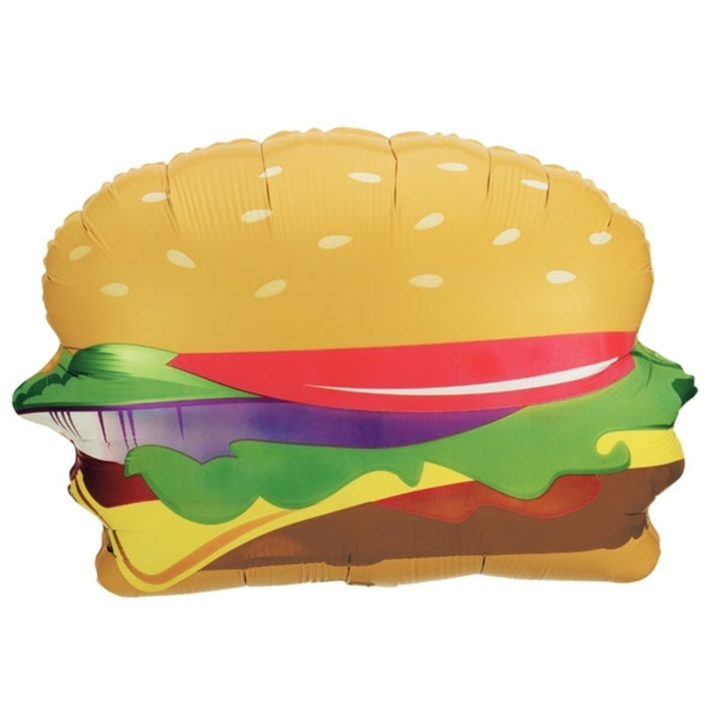 28" Balloon Packaged Hamburger Balloon