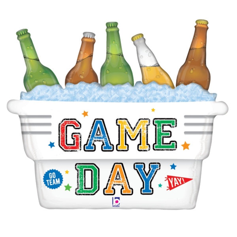 33" Shape Packaged Game Day Cooler Foil Balloon