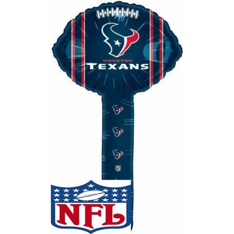 Air Filled NFL Football Hammer Balloon Houston Texans