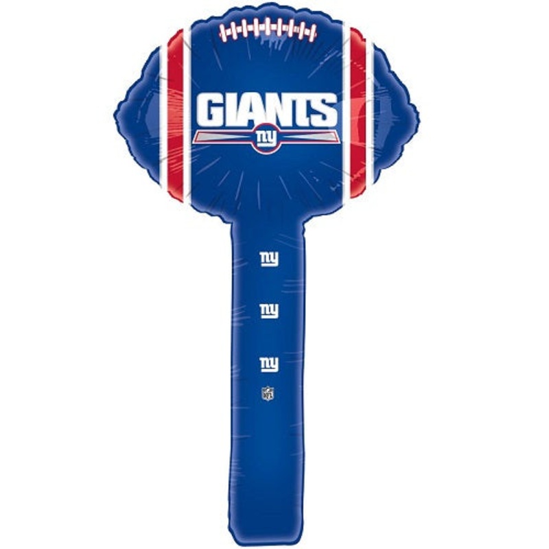 Air Filled NFL Football Hammer Balloon New York Giants