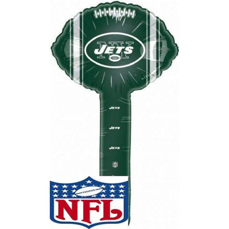 Air Filled NFL Football Hammer Balloon New York Jets