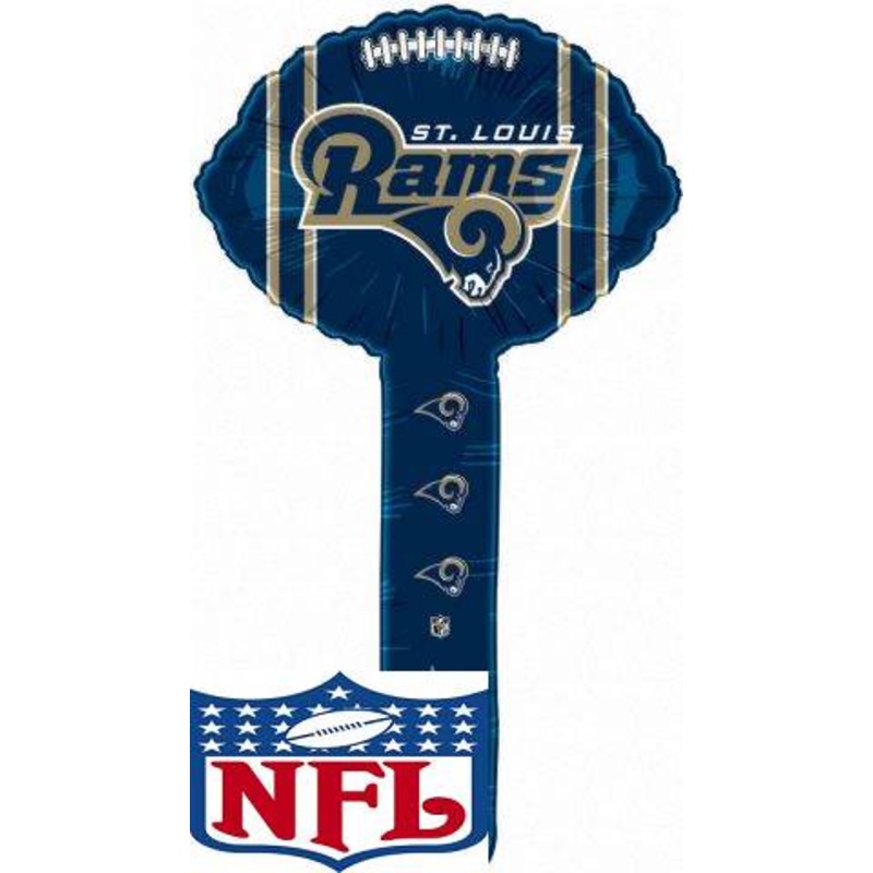 Air Filled NFL Football Hammer Balloon Saint Louis Rams