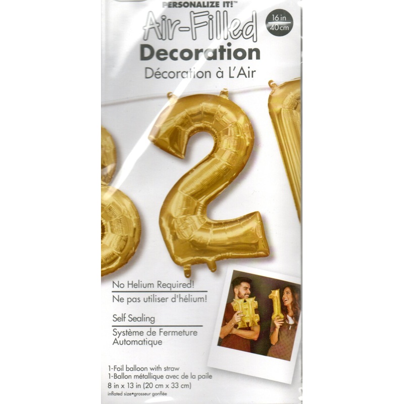 16inch Number 2 Gold -NON FLYING Air-Filled Only