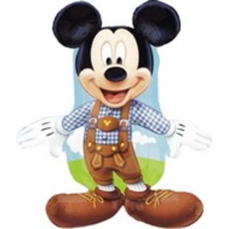 28" Jumbo Mickey Lederhosen Foil Balloon