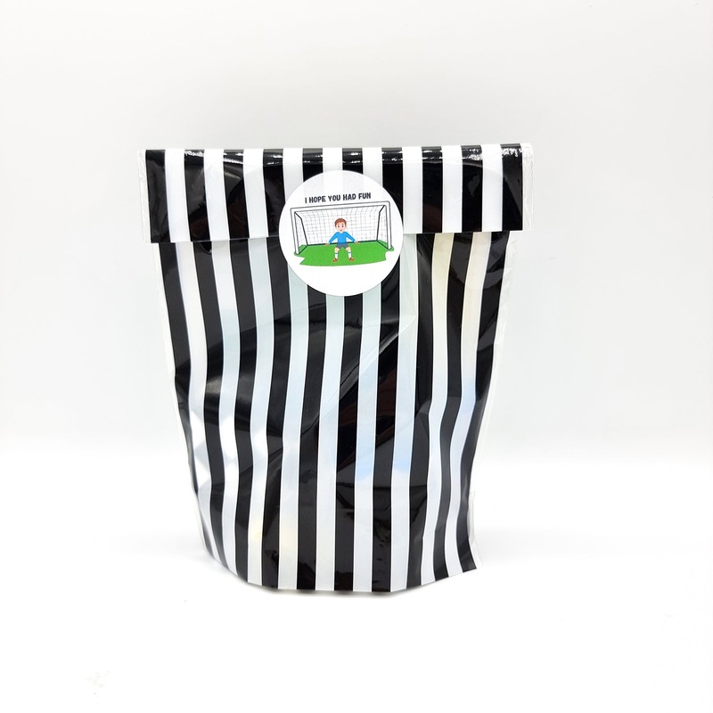 Children Pre Filled Striped Football Party Bags