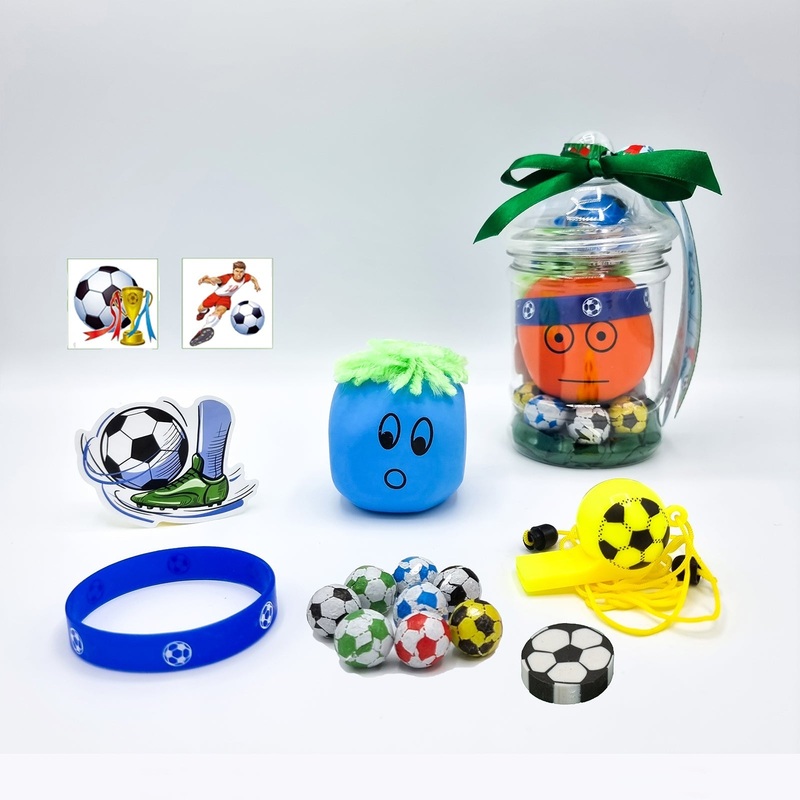 Pre Filled Birthday Football Party Favours With Toys
