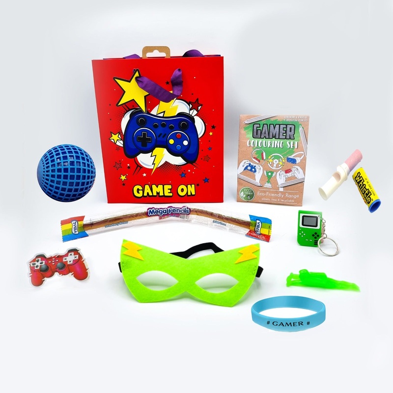 Pre Filled Birthday Gamer Party Goody Bags With Toys