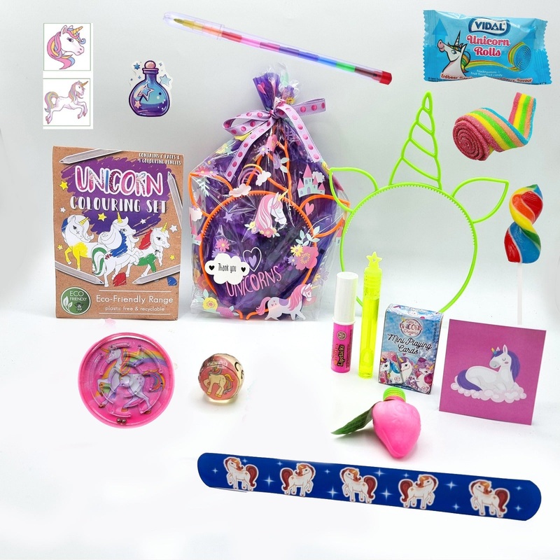 Pre Filled Birthday Magic Unicorn Party Goody Bags For Girls