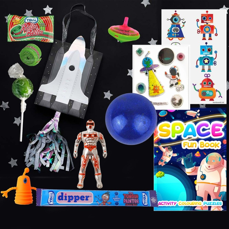 Pre Filled Birthday Party Rocket Astronaut Goody Bags