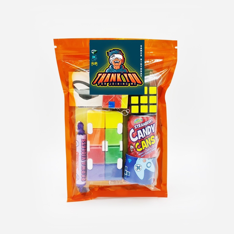Pre Filled Birthday Virtual Gamer Party Goody Bags