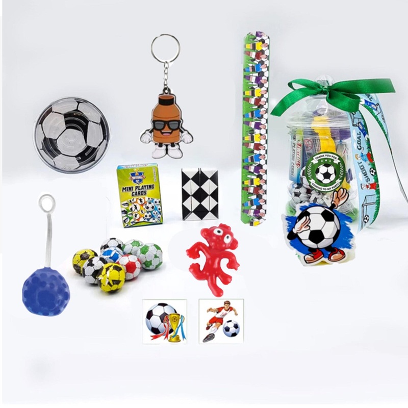 Pre Filled Football Party Goody Bags In Vintage Jars
