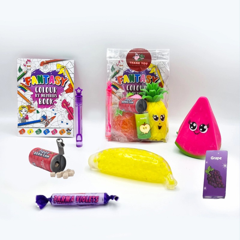 Pre Filled Hawaii Fruit Birthday Party Favours For Girls