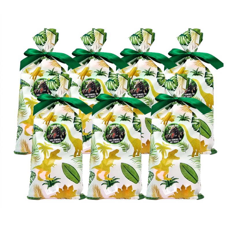 Pre Filled Jurassic Dinosaur Party Goody Bags With Toys