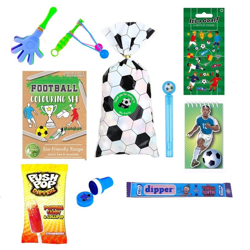 Pre Filled Kids Football Birthday Party Goody Bags