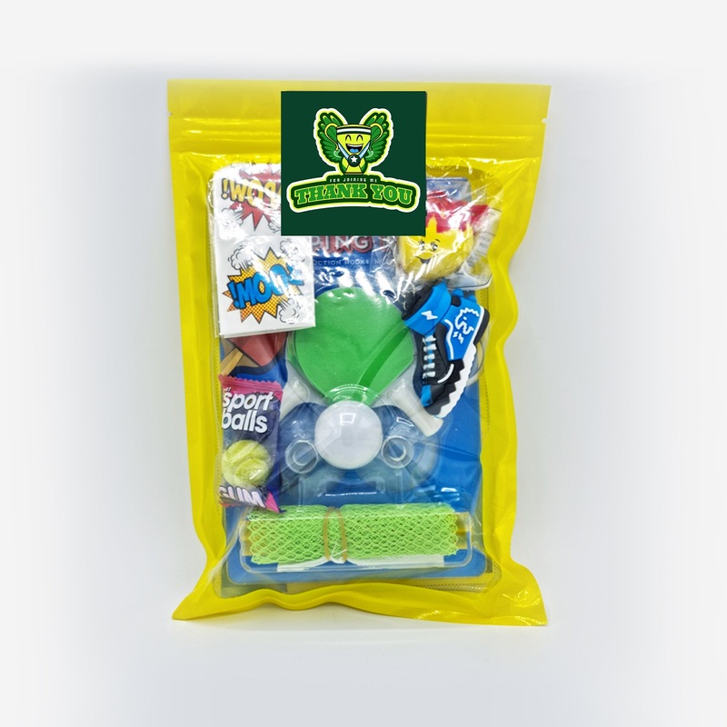 Pre Filled Older Boys Tennis Ping Pong Sport Birthday Party Goody Bags