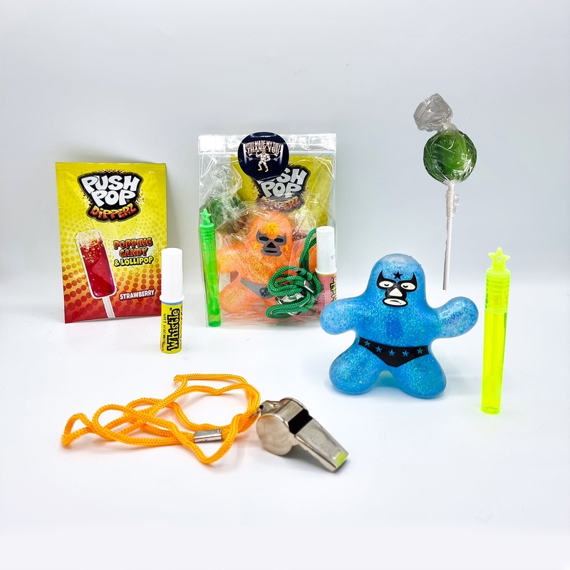 Pre Filled Wrestling Birthday Party Goody Bags