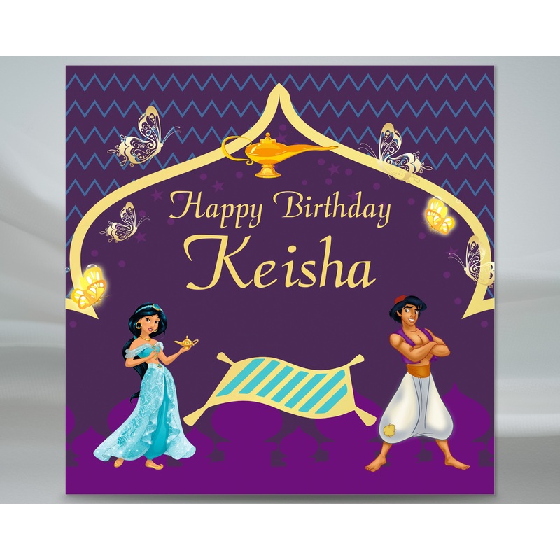 Aladdin Theme Customized Square Backdrop