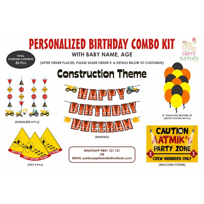 Construction Theme Heritage Kit