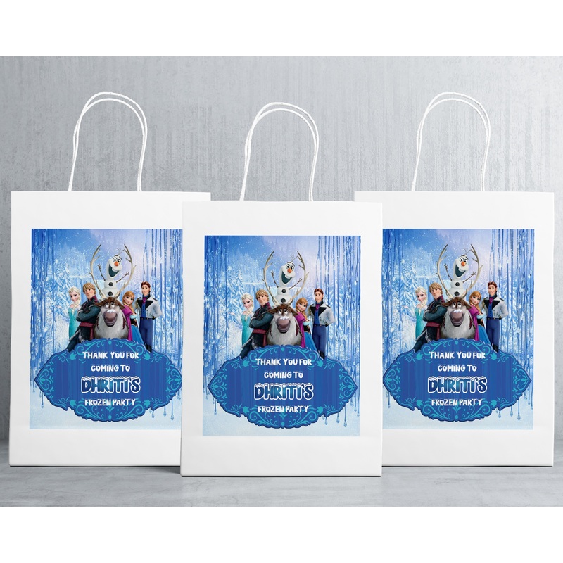 Frozen Theme Oversized Return Gift Bag