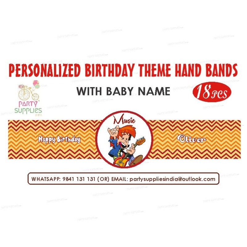 Music Theme Hand Band