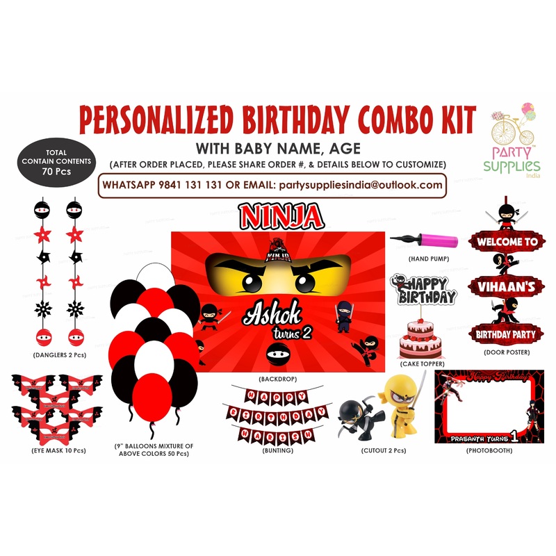 Ninja Theme Exclusive Combo Kit