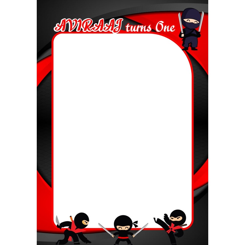 Ninja Theme  PhotoBooth