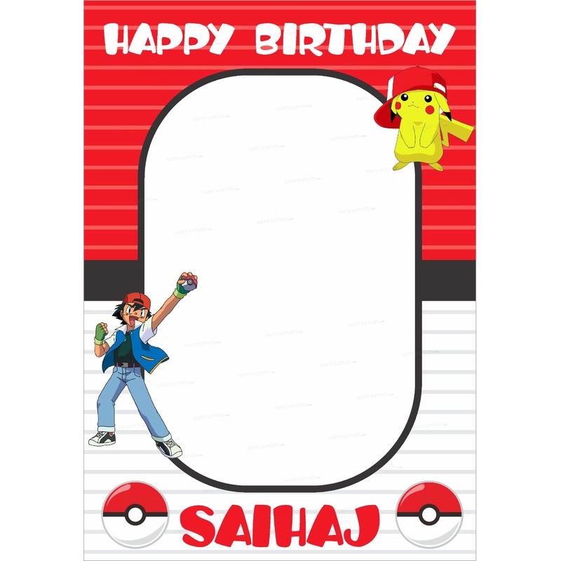 Pokemon Personalized Theme PhotoBooth