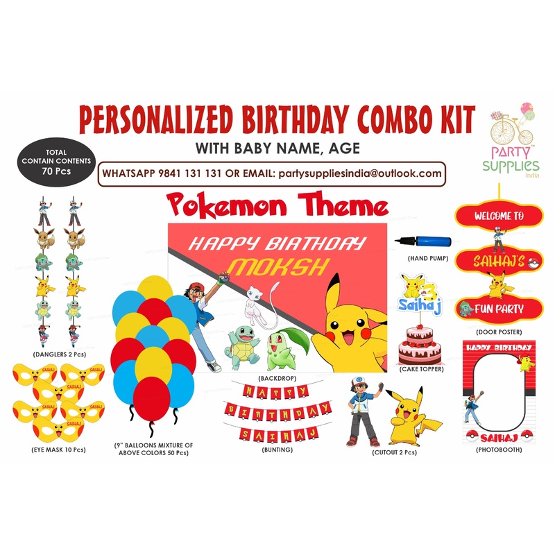 Pokemon Theme Exclusive Combo Kit
