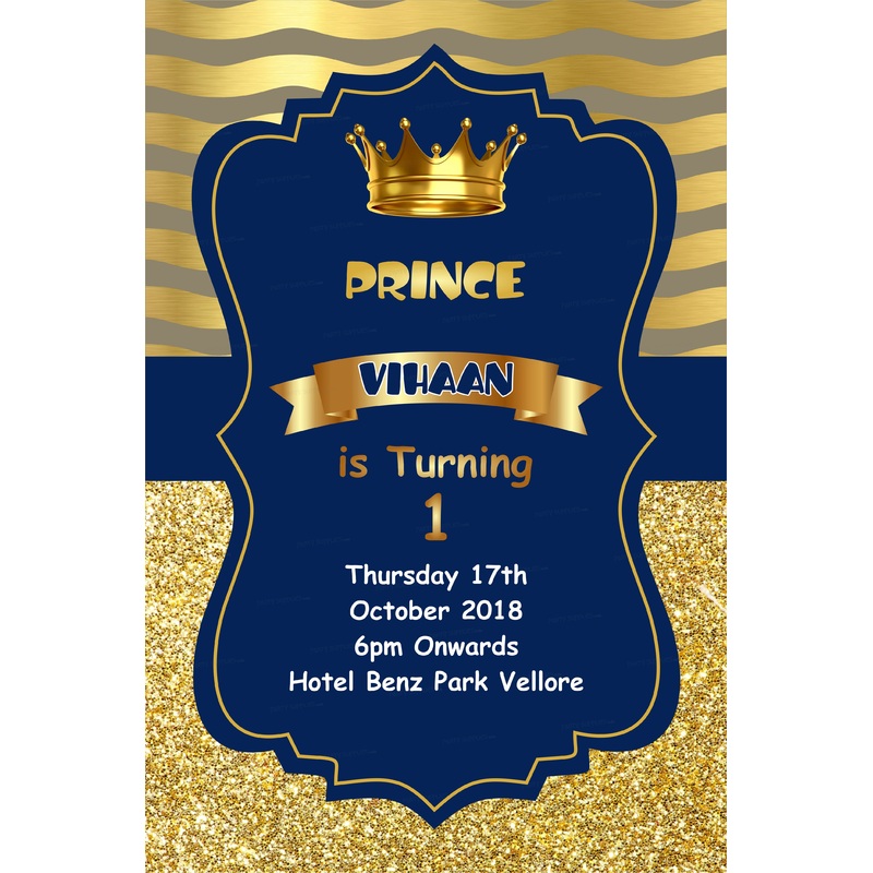 Prince Theme Customized Invite