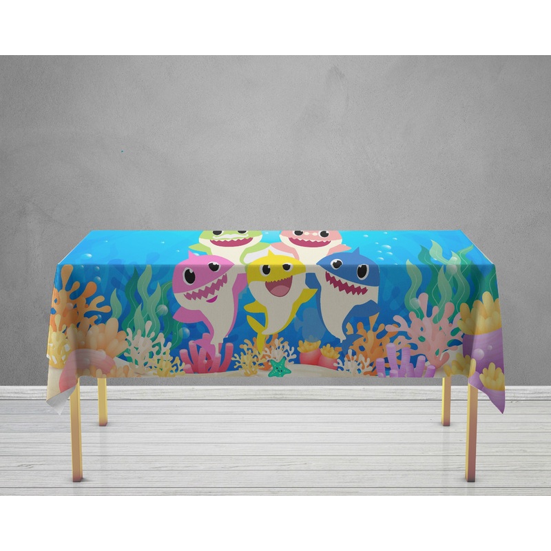 Shark Theme Cake Tablecover