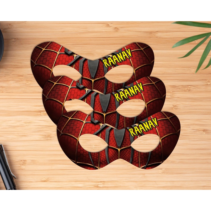 Spiderman Theme Eye Mask