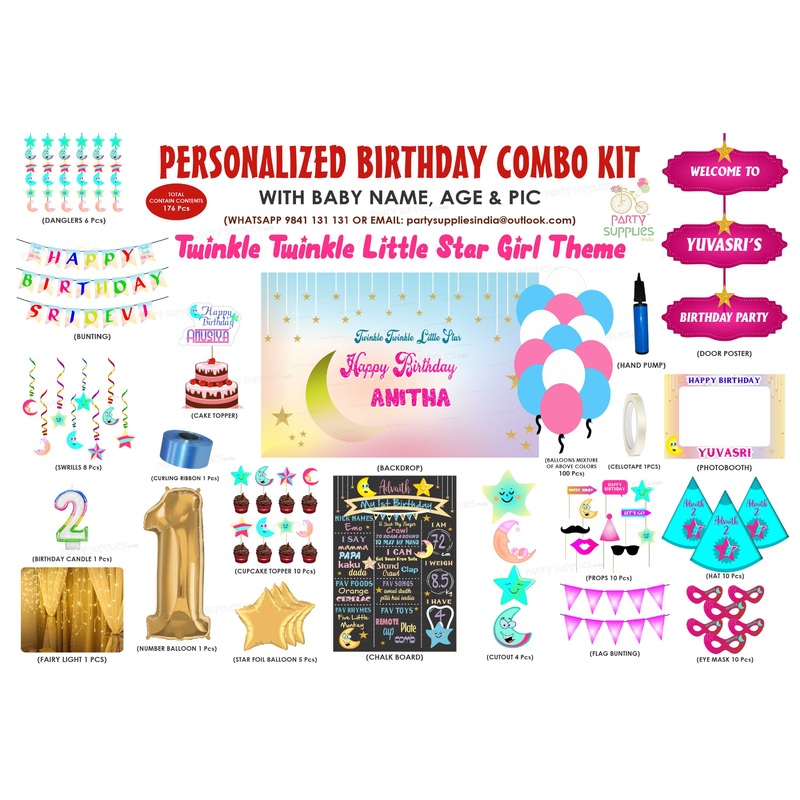 TWINKLE TWINKLE LITTLE STAR GIRL THEME PREMIUM KIT