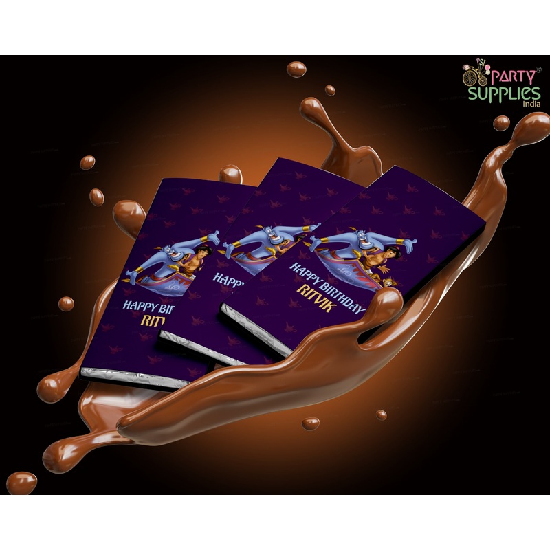 Aladdin Theme Home Made Chocolate Return Gifts