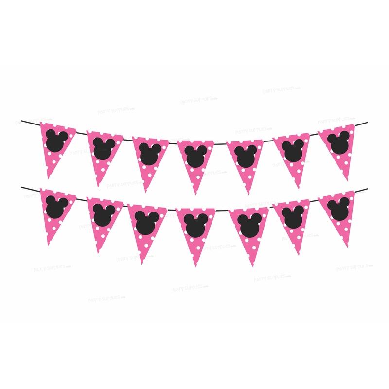 Minnie Mouse Theme Flag Hanging
