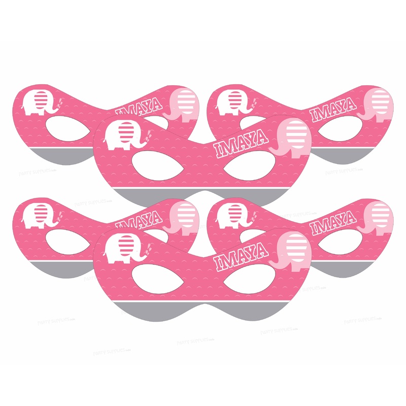 Pink Elephant Theme Eye Mask