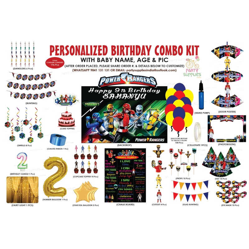 Power Rangers Theme Premium Combo Kit