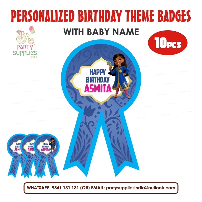 PSI Mira the Royal Detective Theme Badges