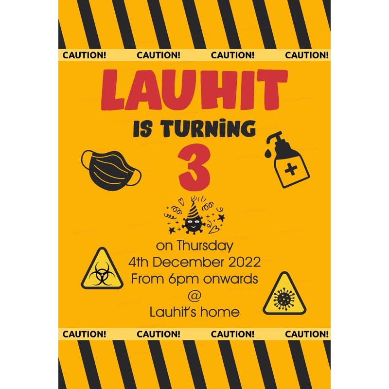 Quarantine Theme Invite