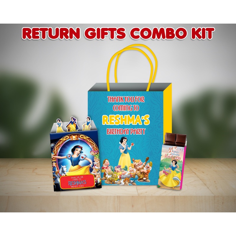 Snow and White Theme Return Gift Combo