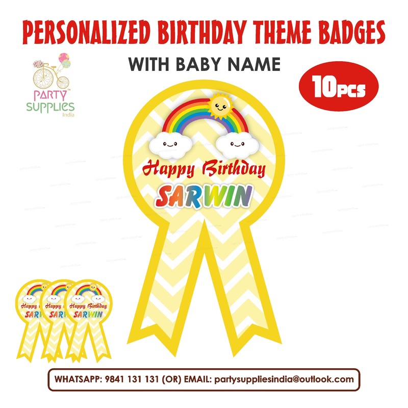 Sunshine Boy Theme Badges
