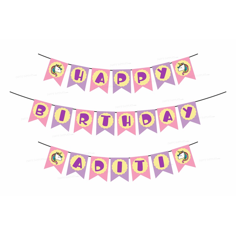 Unicorn Theme Customized Hanging