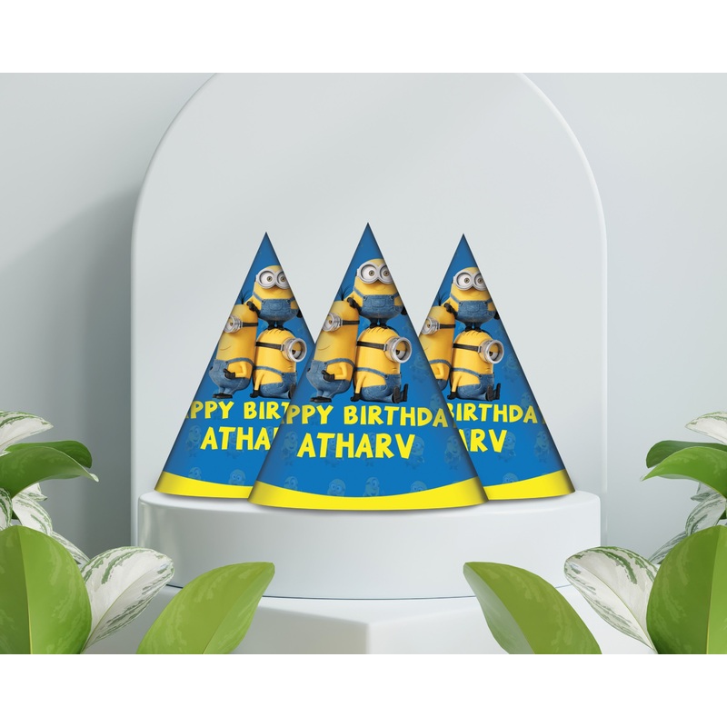 Minion Theme Personalized Hat