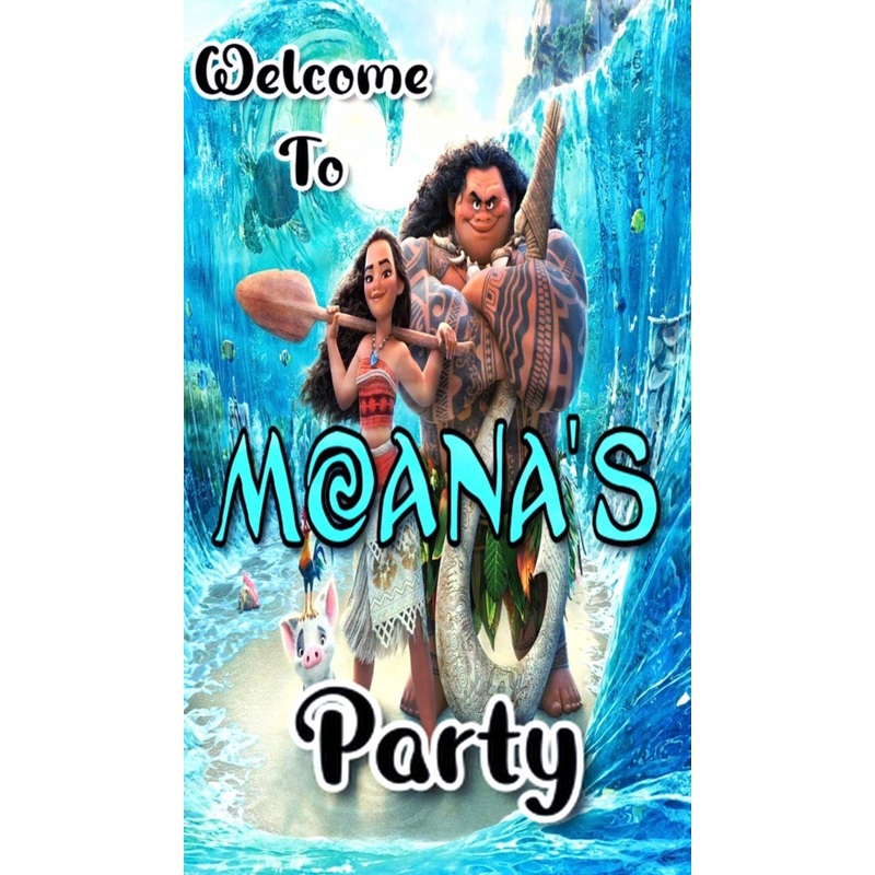 Moana Theme E-Video Invite