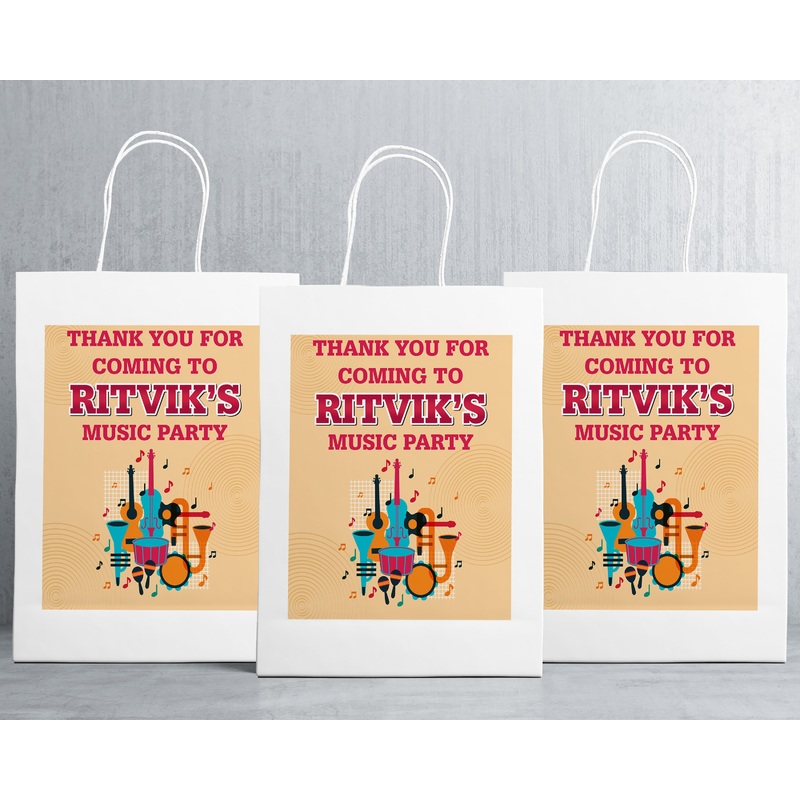 Music Theme Oversized Return Gift Bag