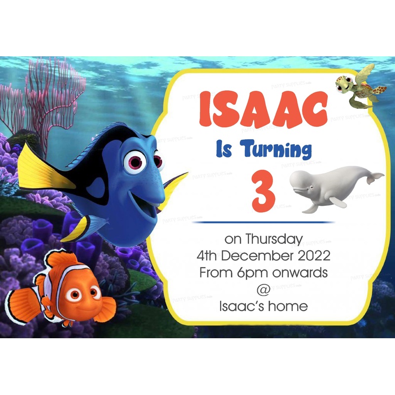Nemo and Dory Theme Classic Invite