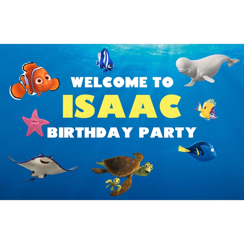 Nemo and Dory Theme Personalized Welcome Board