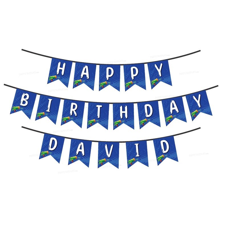 Nerf Theme Personalized  Hanging