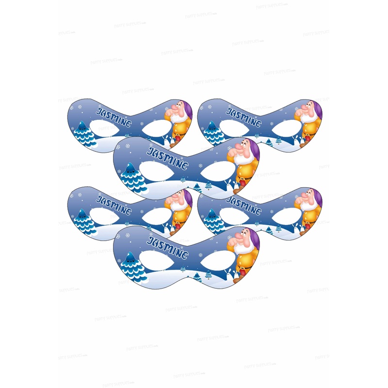 Snow And White Theme Customized Eye Mask