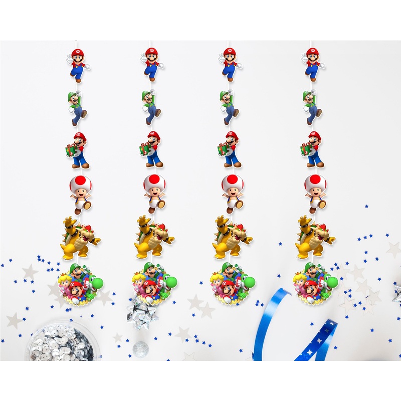 Super Mario Theme Characters Dangler