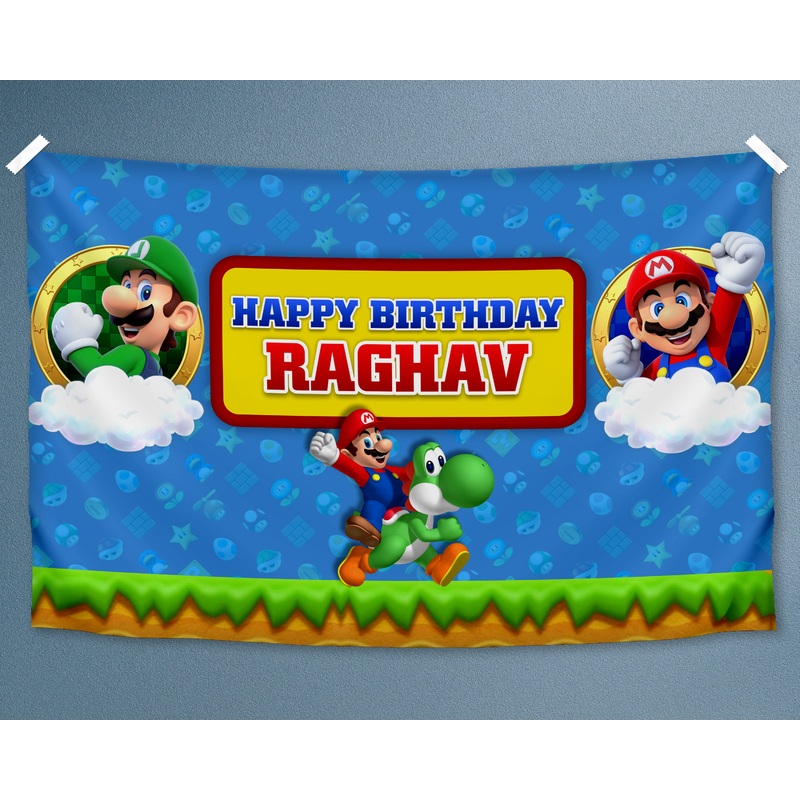 Super Mario Theme Customized  Backdrop